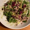 El cooksnap de Belen cuando hizo Ensalada de perdiz en escabeche.
