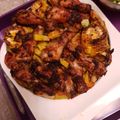 صورة من Hope، شاركها بعد تجربة وصفة أفخاذ الدجاج المحمرة بالفرن مع البطاطا والذرة👌😋