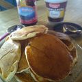 El cooksnap de sofii cuando hizo Hotcakes estilo americano.
