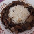 El cooksnap de Virtudes Naharro Diaz cuando hizo Pollo con champiñones en salsa de soja.