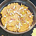 Vaishakhi Vyas's cooksnap of when they made મગની દાળનો હલવો(mungdal halvo in GujArati).