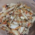 El cooksnap de Carmen cuando hizo Ensalada de fideos y vegetales salteados.