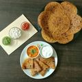 Riddhi Dholakia's cooksnap of when they made ખીચડી થેપલા (Khichdi Thepla Recipe in Gujarati).