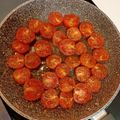 El cooksnap de Davinchi cuando hizo Tomates cherrys salteados con especias.