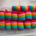 Cooksnap dari yunita wulandari untuk resep Rainbow Mini Roll Cake / Roti Gulung Mini Pelangi