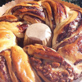 El cooksnap de Natalia Talib cuando hizo Rosca de reyes/Pascua trenzada de dulce de leche.