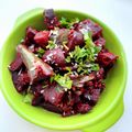 Mireya González's cooksnap of when they made Beetroot poriyal by @Radikalkitchen.