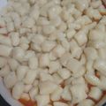 El cooksnap de Sabri Ama Tus Huellas cuando hizo Ñoquis caseros de papas con salsa de pollo para el domingo 29.