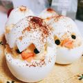 あっちィ's cooksnap of when they made 【ひよこのデビルドエッグ】イースターに！.