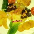 صورة من طبخات بنت الشام منى Madona ، شاركها بعد تجربة وصفة لحمة مشوية بالفرن مع خضار..وأرز بالبازيلا