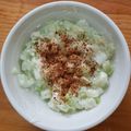El cooksnap de LuzMa SG cuando hizo Esquites de chayote.