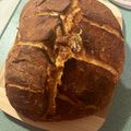Cooksnap από Dafni Vasiliki Chantzi στη συνταγή Ψωμί με λευκό αλεύρι και ολικής άλεσης στην γάστρα