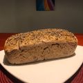 El cooksnap de Flor Ferreyra cuando hizo Pan de molde integral con mix de semillas.