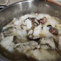 El cooksnap de sualja cuando hizo Filete de bacalao con almejas.