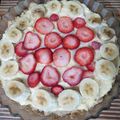 El cooksnap de 방탄소년단Avii cuando hizo Tarta de frutilla y banana.