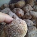 Lali 's cooksnap of when they made Churro tots.