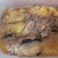 El cooksnap de Conchi Campos cuando hizo Moussaka de calabacín y berenjena.