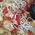 El cooksnap de Sandra cuando hizo Cazuela de patatas con gulas y pimientos del piquillo.