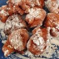 El cooksnap de Claudia Fernández cuando hizo Buñuelos de manzana.