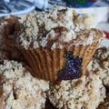 El cooksnap de Sol Ovejero cuando hizo Muffins de arándanos con crumble.