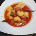 El cooksnap de Lucas Ruiz Peñalba cuando hizo Patatas a la riojana.