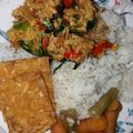 Cooksnap dari Titi Khadijah Andaris untuk resep Sambel tempe kemangi