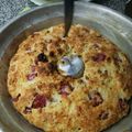 El cooksnap de Laura cuando hizo Pan de queso y aceitunas.