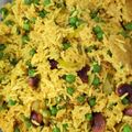 Yannis Gemeliaris's cooksnap of when they made Pea and Cashew Indian style rice.