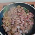 El cooksnap de Lidia Hernandez cuando hizo Higaditos de pollo encebollado.