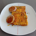 El cooksnap de Alba cuando hizo Tortilla sorpresa en pan de molde.