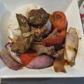 El cooksnap de Rocio Pizarro cuando hizo Lomo Saltado.