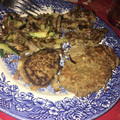 El cooksnap de irene!!!! cuando hizo Hamburguesas de lentejas.