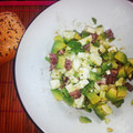 El cooksnap de Maurice Colmener cuando hizo Aguacate relleno con jamón curado y mozzarella.