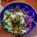 El cooksnap de Agustín Vizcayno cuando hizo Cous cous en verde.