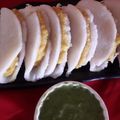 Meena Parajuli का कुकस्नैप जब उन्होंने चावल के आटे के फरे (chawal ke aate ke fare recipe in Hindi) बनाया था।
