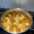 El cooksnap de Carmen Dolores Perdomo León cuando hizo Patatas rellenas asturianas.
