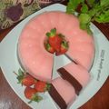 Cooksnap dari Mamah Galang untuk resep Puding Strawberry Coklat