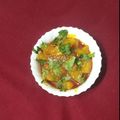 Shruti loudhi का कुकस्नैप जब उन्होंने कद्दू सब्जी (kaddu sabzi recipe in Hindi) बनाया था।