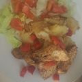 El cooksnap de Thalia Moreno cuando hizo Pechugas de pollo a la plancha.