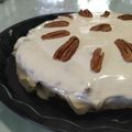 El cooksnap de Blancamaf cuando hizo Bizcocho de zanahorias con nueces y avellanas (Manual / Thermomix).