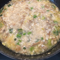 El cooksnap de Elena cuando hizo Arroz caldoso con setas y espárragos.