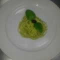 El cooksnap de Deus cuando hizo Spaghetti poblano. ॐ.