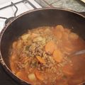 El cooksnap de Rocio Sanchez cuando hizo Guiso de fideo tirabuzón.