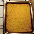 El cooksnap de Alejandro cuando hizo Fainá de queso y zapallitos.
