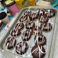 El cooksnap de Karen Lentini cuando hizo Donas al horno 🍩.