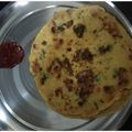 Emily का कुकस्नैप जब उन्होंने बेसन का चीला (besan ka cheela recipe in Hindi) बनाया था।