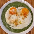 Katalin Földes Cooksnap-ja, amikor elkészítette a(z) Spenótfőzelék recept tükörtojással (Parajfőzelék) receptet.