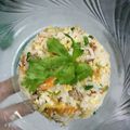 Cooksnap dari Aisyah Fitriana Umi Syakira untuk resep Mpasi 9 bulan NASI HAINAN PARSLEY