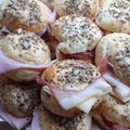El cooksnap de Romina Ocampo cuando hizo Bagels (pan típico norteamericano).