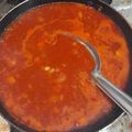 El cooksnap de jaime cuando hizo Salsa de chile chipotle.